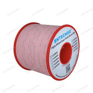 26 Gauge Silicone Wire Spool Pink 250 feet Ultra Flexible 26 Gauge Silicone Wire Spool Pink 250 feet Ultra Flexible