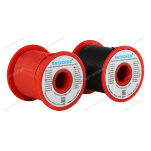 20 Gauge Silicone Wire Spool 100 ft Black and 100 ft Red 20 Gauge Silicone Wire Spool 100 ft Black and 100 ft Red