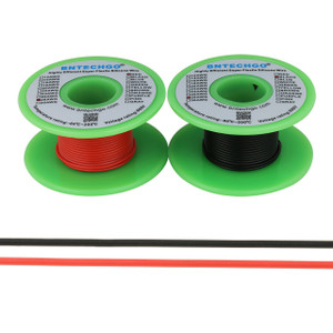 28 AWG Silicone Wire Spool 200 feet Ultra Flexible High Temp 200 deg C 28 AWG Silicone Wire Spool 200 feet Ultra Flexible High Temp 200 deg C