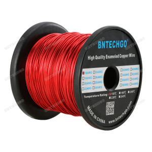 BNTECHGO 16 AWG Magnet Wire - Enameled Copper Wire- 5.0 lb - 0.0492" Diameter 1 Spool Coil