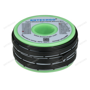 26 AWG Flexible Soft Silicone Rubber Parallel Wire Strand Wire High Temp 200 deg C 600V 4 Pin Black 25 ft 26 AWG Flexible Soft Silicone Rubber Parallel Wire Strand Wire High Temp 200 deg C 600V 4 Pin Black 25 ft