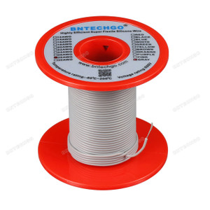 28 AWG Silicone Wire Spool Gray 250 feet Ultra Flexible 28 AWG Silicone Wire Spool Gray 250 feet Ultra Flexible