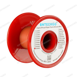 30 AWG Silicone Wire Spool Orange 250 feet Ultra Flexible 30 AWG Silicone Wire Spool Orange 250 feet Ultra Flexible