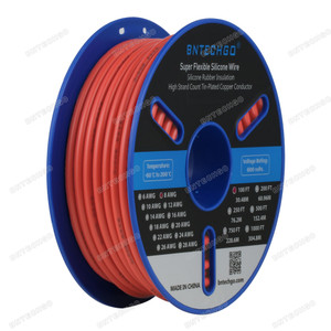 8 Gauge Silicone Wire 50 Feet Super Flexible Silicone Wire 8 AWG Superworm by Acer Racing