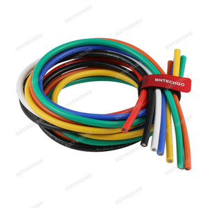 BNTECHGO 8 Gauge Silicone Wire Kit: Ultra Flexible, 7 Colors, Each 5 ft, High Temp 200°C, 600V, 8 AWG Silicone Wire, 1650 Strands of Tinned Copper Wire, Stranded Wire for Model Battery BNTECHGO 8 Gauge Silicone Wire Kit: Ultra Flexible, 7 Colors, Each 5 ft, High Temp 200°C, 600V, 8 AWG Silicone Wire, 1650 Strands of Tinned Copper Wire, Stranded Wire for Model Battery