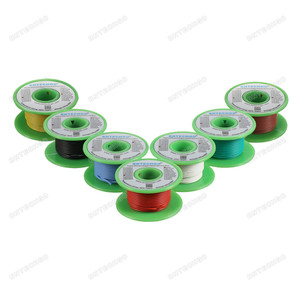 24 Gauge Silicone Wire Kit 7 Color Each 25 ft