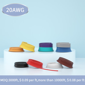 BNTECHGO 20 Gauge PVC 1007 Solid Electric Wire BNTECHGO 20 Gauge PVC 1007 Solid Electric Wire