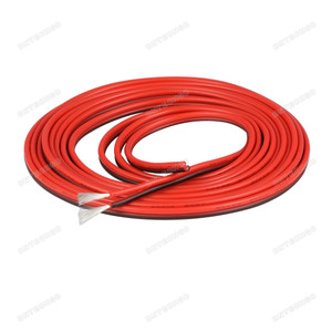 20 Gauge 2 conductor parallel silicone wire Core made with 100 strands 0.08 mm tinned copper wire 20 Gauge 2 conductor parallel silicone wire Core made with 100 strands 0.08 mm tinned copper wire