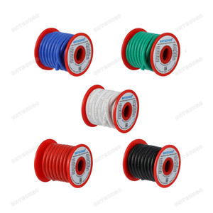 BNTECHGO 10 Gauge Silicone Wire Kit: Ultra Flexible, 5 Colors, Each 10 ft, High Temp 200°C, 600V, 10 AWG Silicone Wire, 1050 Strands of Tinned Copper Wire, Stranded Wire for Model Battery BNTECHGO 10 Gauge Silicone Wire Kit: Ultra Flexible, 5 Colors, Each 10 ft, High Temp 200°C, 600V, 10 AWG Silicone Wire, 1050 Strands of Tinned Copper Wire, Stranded Wire for Model Battery