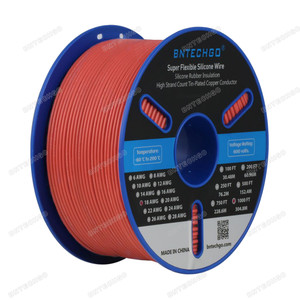 18 Gauge Silicone Wire Spool Red 1000 feet Ultra Flexible 18 Gauge Silicone Wire Spool Red 1000 feet Ultra Flexible