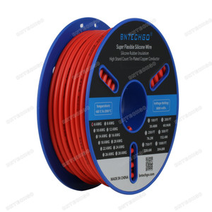 6 Gauge Silicone Wire 50 Feet Red 6 Gauge Silicone Wire 50 Feet Red