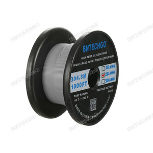 28 gauge silicone wire 1000 feet gray soft and fleixble 28 gauge silicone wire 1000 feet gray soft and fleixble