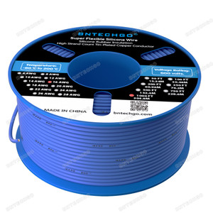 16 AWG silicone stranded wire has 252 strands 0.08 mm tinned copper wire
