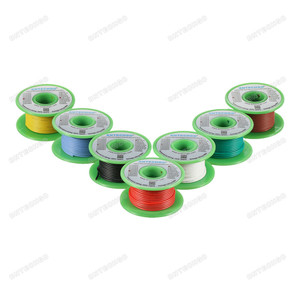 BNTECHGO 22 Gauge Silicone Wire Kit: Ultra Flexible, 7 Colors, Each 30 ft, High Temp 200°C, 600V, 22 AWG Silicone Wire, 60 Strands of Tinned Copper Wire, Stranded Wire for Model Battery BNTECHGO 22 Gauge Silicone Wire Kit: Ultra Flexible, 7 Colors, Each 30 ft, High Temp 200°C, 600V, 22 AWG Silicone Wire, 60 Strands of Tinned Copper Wire, Stranded Wire for Model Battery