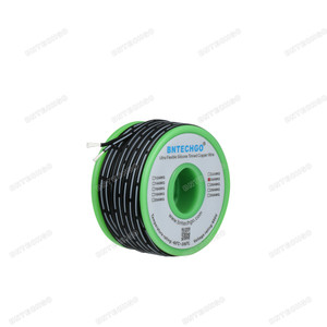 24 Gauge Flexible Soft Silicone Ribbon Cable Copper Wire 2P Flat Cable 24 Gauge Flexible Soft Silicone Ribbon Cable Copper Wire 2P Flat Cable