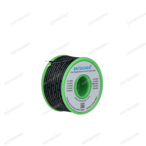 26 Gauge Flexible Soft Silicone Ribbon Cable Copper Wire 2P Flat Cable 26 Gauge Flexible Soft Silicone Ribbon Cable Copper Wire 2P Flat Cable