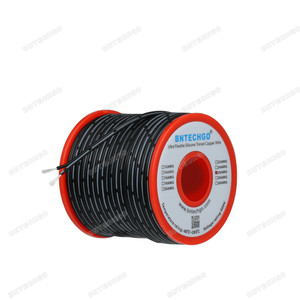 26 gauge black 2 pin silicone ribbon copper wire Black 100 ft High quality ultra flexible soft. 26 gauge black 2 pin silicone ribbon copper wire Black 100 ft High quality ultra flexible soft.