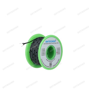 28 Gauge Flexible Soft Silicone Ribbon Cable Copper Wire 2P Flat Cable. 28 Gauge Flexible Soft Silicone Ribbon Cable Copper Wire 2P Flat Cable.