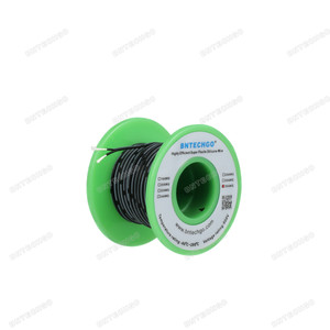 BNTECHGO 30 Gauge Flexible Soft Silicone Ribbon Cable Copper Wire 2P Flat Cable BNTECHGO 30 Gauge Flexible Soft Silicone Ribbon Cable Copper Wire 2P Flat Cable