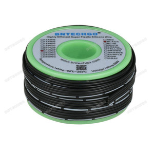 24 AWG Flexible Soft Silicone Rubber Parallel Wire Strand Wire High Temp 200 deg C 600V 4 Pin Black 20 ft 24 AWG Flexible Soft Silicone Rubber Parallel Wire Strand Wire High Temp 200 deg C 600V 4 Pin Black 20 ft