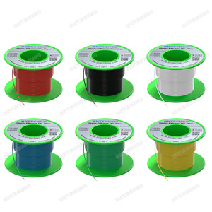 BNTECHGO 28AWG FEP Teflon Coated Tin-Plated Copper Wire in 6 Color Each 25ft BNTECHGO 28AWG FEP Teflon Coated Tin-Plated Copper Wire in 6 Color Each 25ft