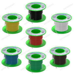 BNTECHGO 28AWG FEP Teflon Coated Tin-Plated Copper Wire in 7 Color Each 25ft BNTECHGO 28AWG FEP Teflon Coated Tin-Plated Copper Wire in 7 Color Each 25ft