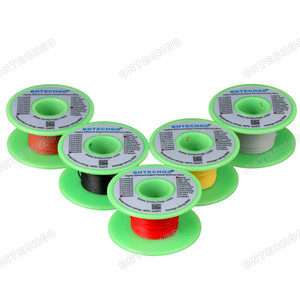 30 Gauge Silicone Wire Spool 5 Color Red Black Yellow Brown Gray each color 50 ft,total 250 feet. 30 Gauge Silicone Wire Spool 5 Color Red Black Yellow Brown Gray each color 50 ft,total 250 feet.
