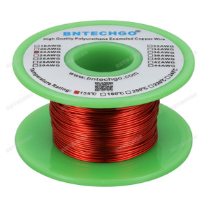 22 Gauge Enameled Magnet Wire is made of high quality copper