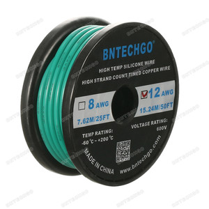 12 Gauge Silicone Wire Spool Gray 50 feet Ultra Flexible 12 Gauge Silicone Wire Spool Gray 50 feet Ultra Flexible