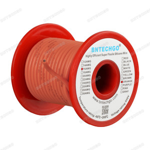 16 Gauge Silicone Wire Spool Orange 50 feet Ultra Flexible 16 Gauge Silicone Wire Spool Orange 50 feet Ultra Flexible