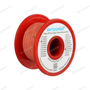 16 Gauge Silicone Wire Spool Orange 25 feet Ultra Flexible 16 Gauge Silicone Wire Spool Orange 25 feet Ultra Flexible