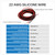 22 AWG silicone wire has 60 strands 0.08 mm tinned copper wire, OD 1.7 mm +/- 0.1 mm 22 AWG silicone wire has 60 strands 0.08 mm tinned copper wire, OD 1.7 mm +/- 0.1 mm