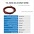 18 AWG silicone wire has 150 strands 0.08 mm tinned copper wire,OD 2.3 mm +/- 0.1 mm