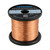 0.0197" Diameter 1 Spool Coil Natural Perfect enameled magnet wire for implementing into your science projects