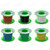 BNTECHGO 28AWG FEP Teflon Coated Tin-Plated Copper Wire in 6 Color Each 25ft