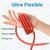 BNTECHGO 4 Gauge Silicone Wire Spool, Red, 10 feet, Ultra Flexible, High Temp 200°C, 600V, 4 AWG Silicone Rubber Wire with 5000 Strands of Tinned Copper Wire, Stranded Wire for Model Battery