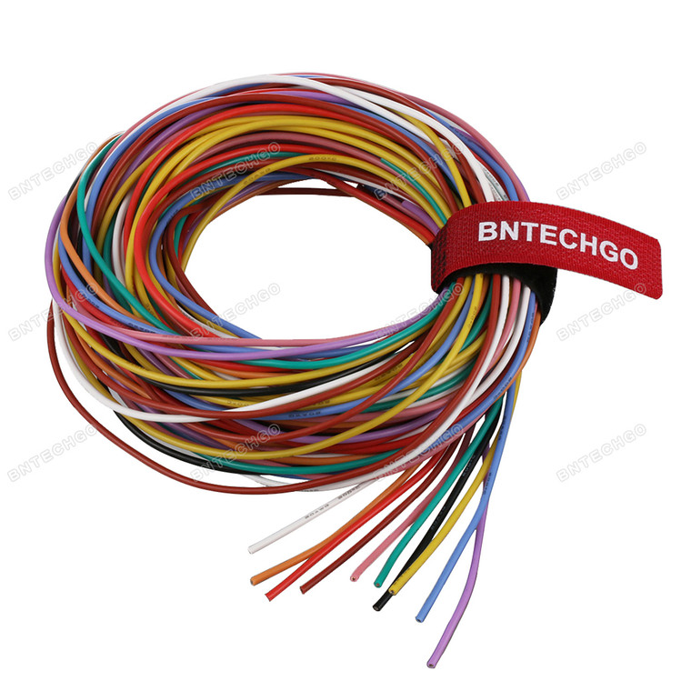 20 Gauge Silicone Wire Kit Ultra Flexible 10 Color High Resistant 200 deg C