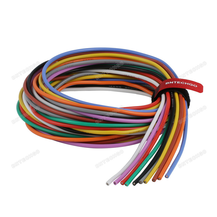 14 Gauge Silicone Wire Kit Ultra Flexible 7 Color