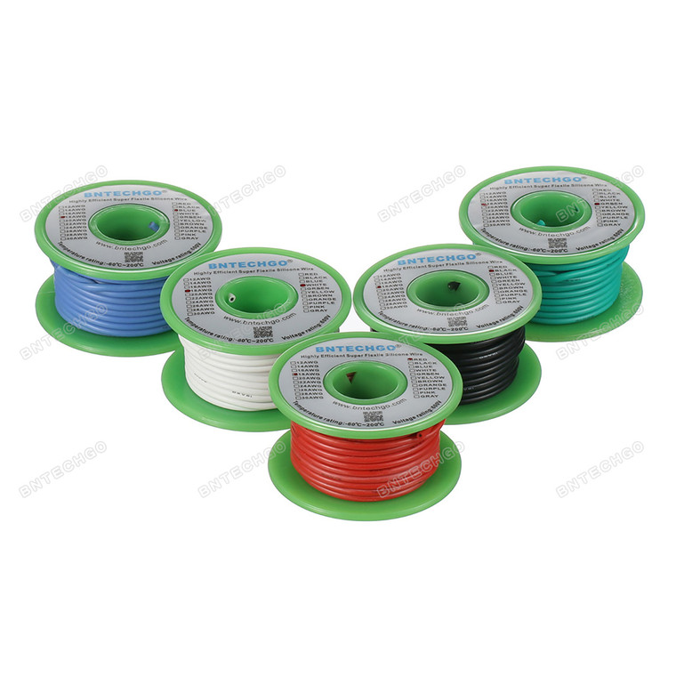 18awg silicone stranded wire has 150 strands 0.08 mm tinned copper wire