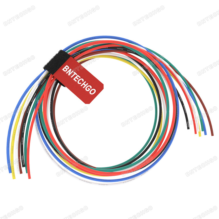 22 AWG silicone stranded wire has 60 strands 0.08 mm tinned copper wire,the copper strands are tinned