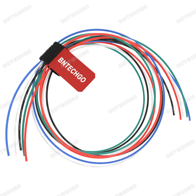 24 AWG silicone stranded wire has 40 strands 0.08 mm tinned copper wire