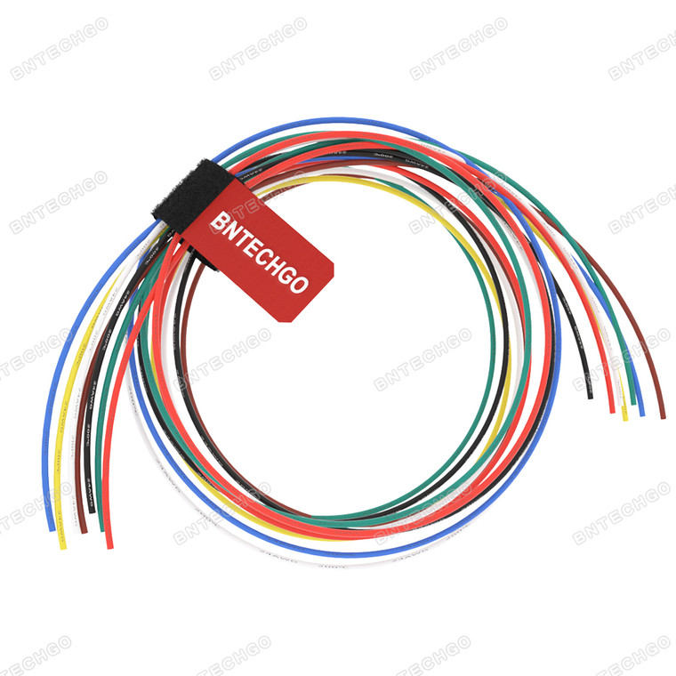 24 AWG silicone stranded wire has 40 strands 0.08 mm tinned copper wire