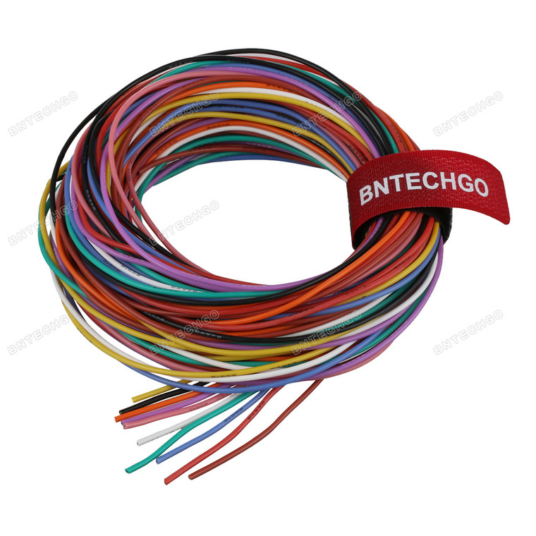 24 Gauge Silicone Wire Kit Ultra Flexible 10 Color High Resistant 200 deg C