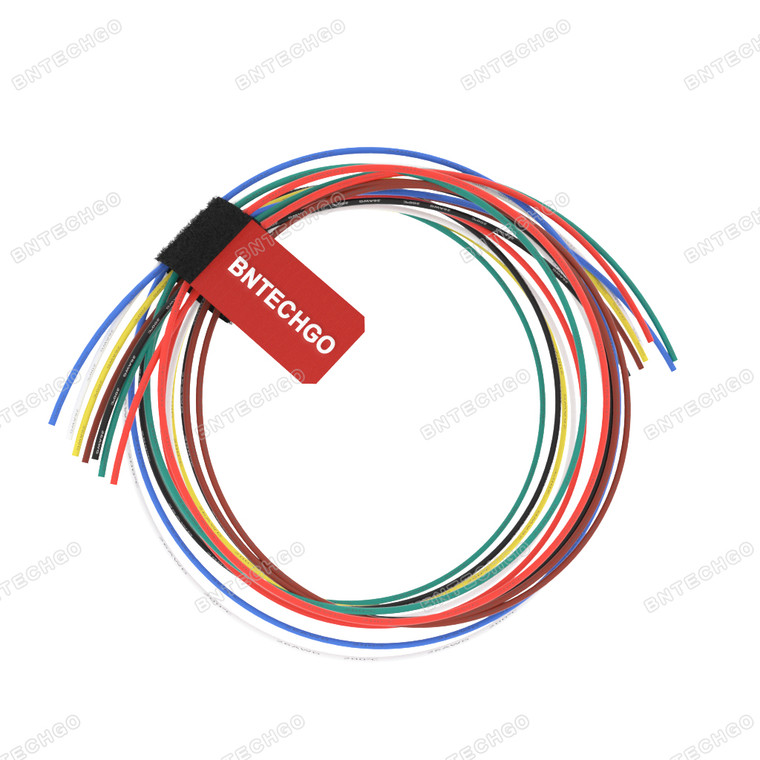 24 AWG silicone stranded wire has 40 strands 0.08 mm tinned copper wire