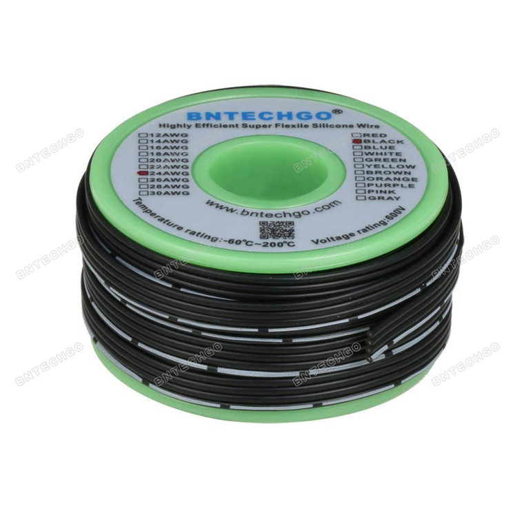 24 AWG Flexible Soft Silicone Rubber Parallel Wire Strand Wire 