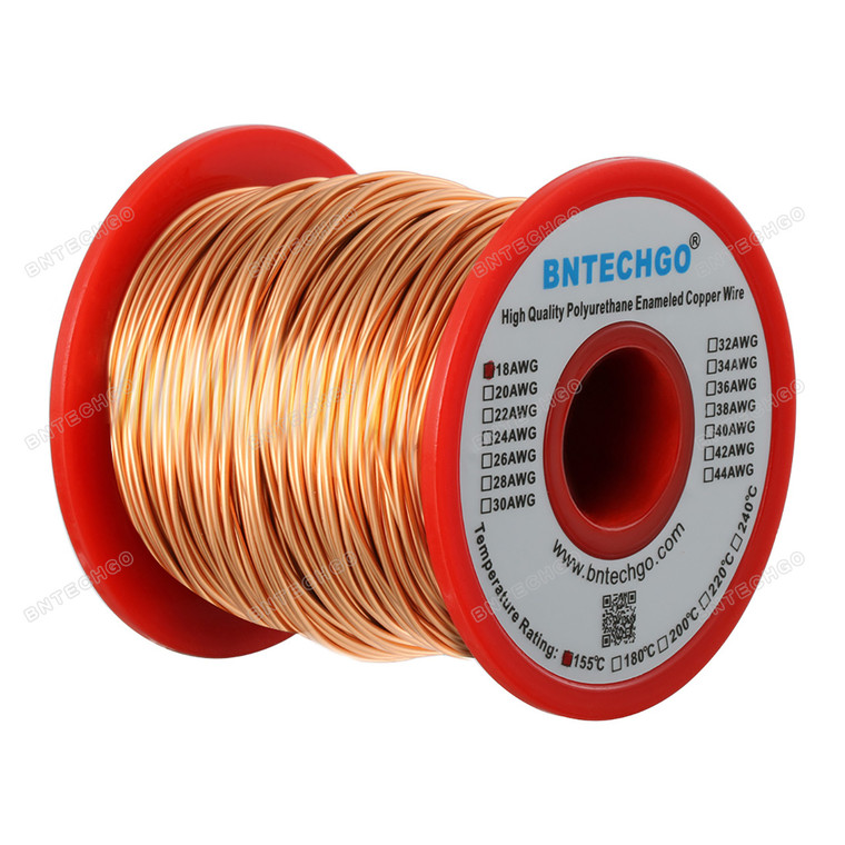 18 Gauge Enameled Magnet Wire is made of high quality copper
