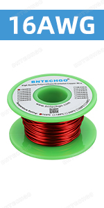 26 AWG Solid Enameled Bare Copper Magnet Wire - 1/4 lb Spool