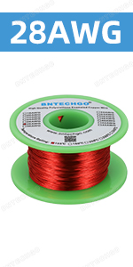 ART IFACT 20 Meters Enameled Copper Wire - 34 Gauge (0.23 mm Diameter) -  99.9% Pure Copper Wire - Winding Wire - Magnet Wire : : Industrial  & Scientific