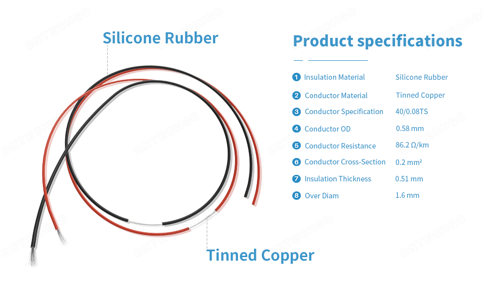 14 Gauge 100 Feet 4 Conductor Tinned Copper Insulation Wire