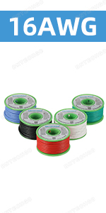 PVC Electrical Wire Hook up Wire Cable (Standard Wire) 26 Gauge 6 Colors  32.8 feet Each Wires 26 AWG WYEUTO, Electrical Wire -  Canada